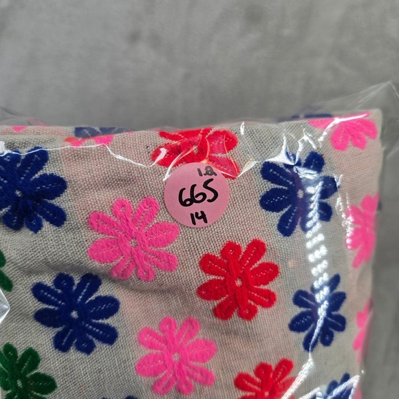 Never Fully Dressed Women 8 Multi Flower Trouser Pink Blue Embroidered Flare - Picture 12 of 12